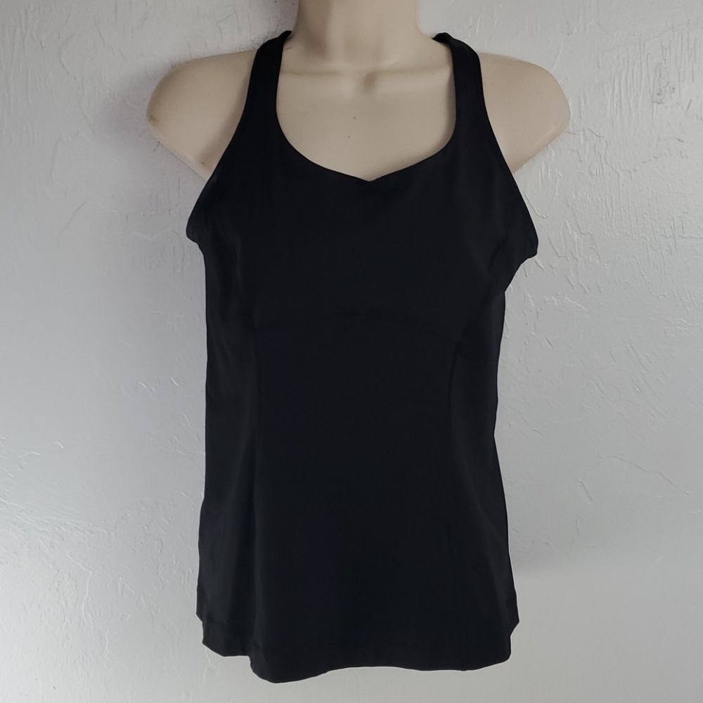 Lululemon black sport tank top women’s size 8